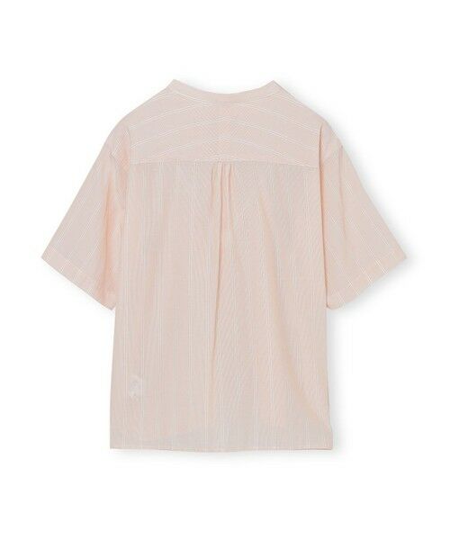 MACKINTOSH PHILOSOPHY / マッキントッシュ フィロソフィー シャツ・ブラウス | GREY LABEL ストライプバンドカラー半袖シャツ | 詳細1