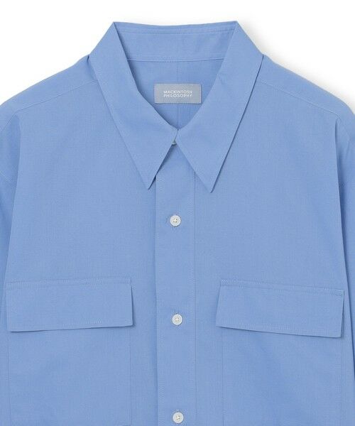 ブラウス シャツ GREY LABEL シアーコットンボイルシャツ レディース メンズ GREY LABEL シアーコットンボイルブラウス(トップス