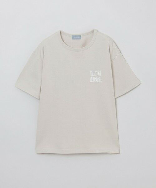 MACKINTOSH PHILOSOPHY/マッキントッシュ フィロソフィー GREY LABEL シャープロゴ 半袖Tシャツ ベージュ1 2 MACKINTOSH PHILOSOPHY/マッキントッシュ フィロソフィー GREY LABEL シャープロゴ 半袖Tシャツ ベージュ1 2