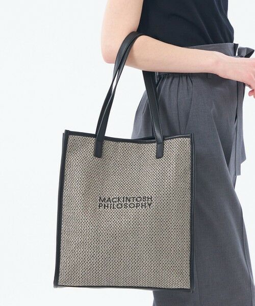 MACKINTOSH PHILOSOPHY / マッキントッシュ フィロソフィー メッセンジャーバッグ・ウエストポーチ | ロゴ刺しゅうサマートート | 詳細1