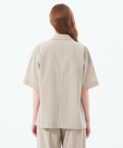 MACKINTOSH PHILOSOPHY / マッキントッシュ フィロソフィー ノーカラージャケット | ドライタッチハーフスリーブテーラードジャケット | 詳細5