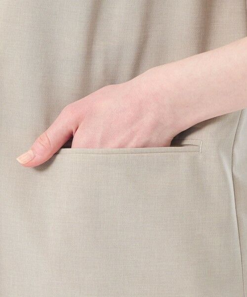 MACKINTOSH PHILOSOPHY / マッキントッシュ フィロソフィー ノーカラージャケット | ドライタッチハーフスリーブテーラードジャケット | 詳細7