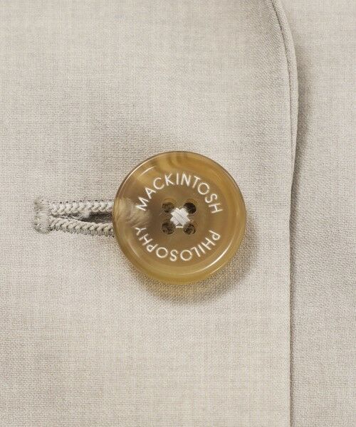MACKINTOSH PHILOSOPHY / マッキントッシュ フィロソフィー ノーカラージャケット | ドライタッチハーフスリーブテーラードジャケット | 詳細9