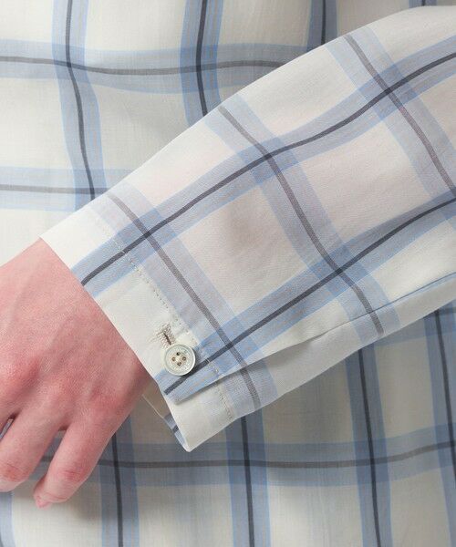 MACKINTOSH PHILOSOPHY / マッキントッシュ フィロソフィー ノーカラージャケット | チェックシャツジャケット | 詳細6