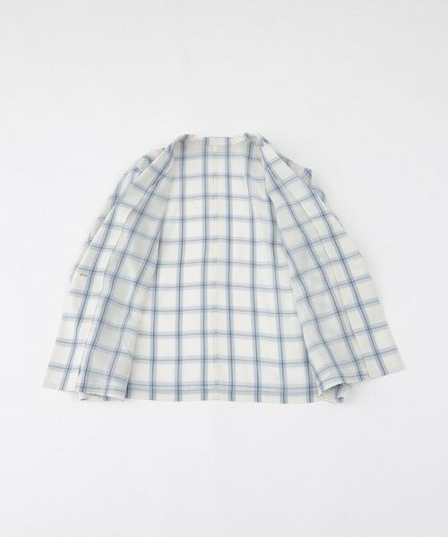 MACKINTOSH PHILOSOPHY / マッキントッシュ フィロソフィー ノーカラージャケット | チェックシャツジャケット | 詳細8