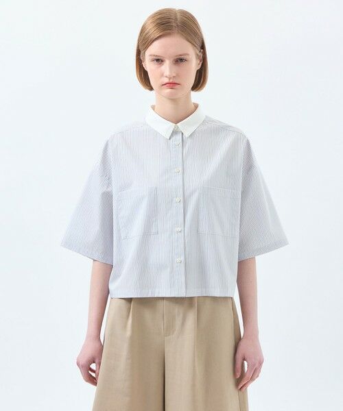 MACKINTOSH PHILOSOPHY / マッキントッシュ フィロソフィー シャツ・ブラウス | ショートクレリックシャツ | 詳細3