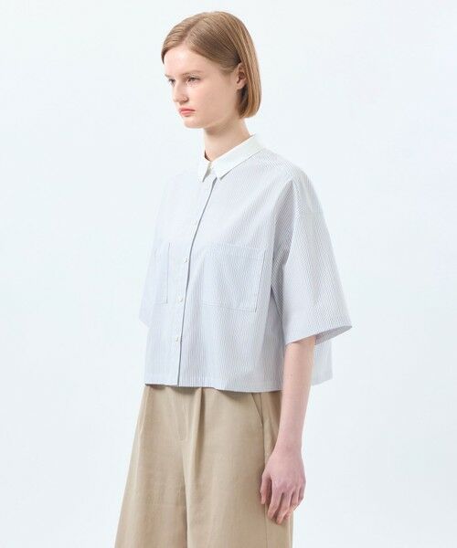 MACKINTOSH PHILOSOPHY / マッキントッシュ フィロソフィー シャツ・ブラウス | ショートクレリックシャツ | 詳細4