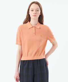マッキントッシュフィロソフィー半袖ニットチュニック 38 レッド GREY LABEL ウールカシミヤタートルネックニット(トップス