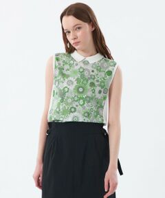 MACKINTOSH PHILOSOPHY / マッキントッシュ フィロソフィー ニット・セーター | リバティコンビノースリーブポロニット