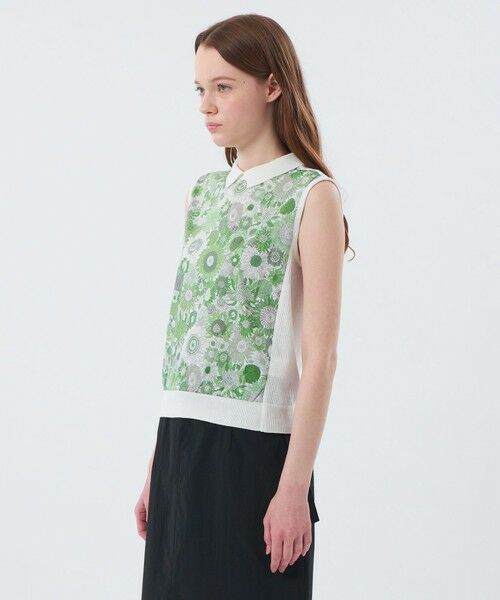 MACKINTOSH PHILOSOPHY / マッキントッシュ フィロソフィー ニット・セーター | リバティコンビノースリーブポロニット | 詳細5