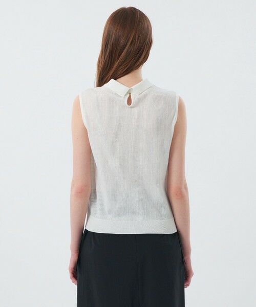 MACKINTOSH PHILOSOPHY / マッキントッシュ フィロソフィー ニット・セーター | リバティコンビノースリーブポロニット | 詳細6