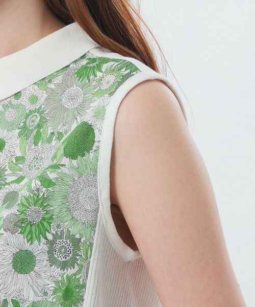 MACKINTOSH PHILOSOPHY / マッキントッシュ フィロソフィー ニット・セーター | リバティコンビノースリーブポロニット | 詳細7