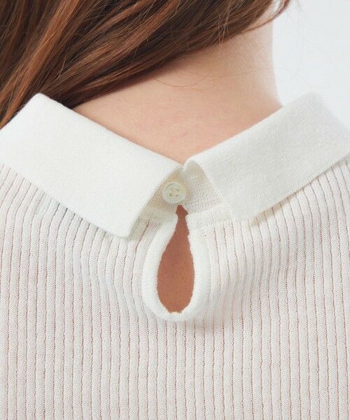 MACKINTOSH PHILOSOPHY / マッキントッシュ フィロソフィー ニット・セーター | リバティコンビノースリーブポロニット | 詳細8