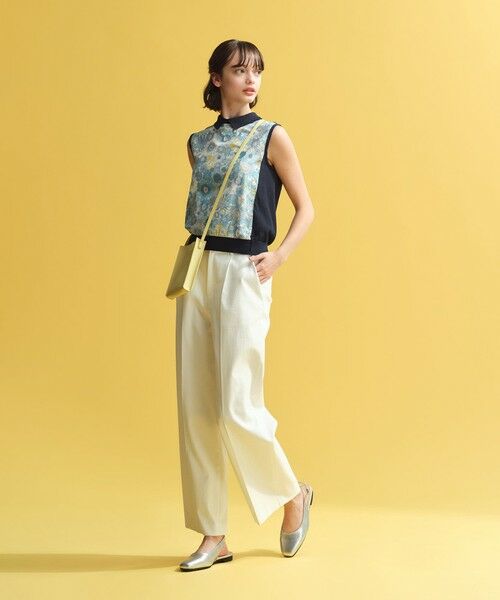 MACKINTOSH PHILOSOPHY / マッキントッシュ フィロソフィー ニット・セーター | リバティコンビノースリーブポロニット | 詳細1