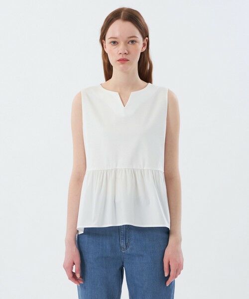 MACKINTOSH PHILOSOPHY / マッキントッシュ フィロソフィー カットソー | ノースリーブペプラムブラウス | 詳細5