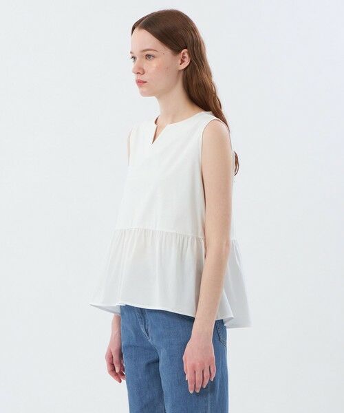 MACKINTOSH PHILOSOPHY / マッキントッシュ フィロソフィー カットソー | ノースリーブペプラムブラウス | 詳細6