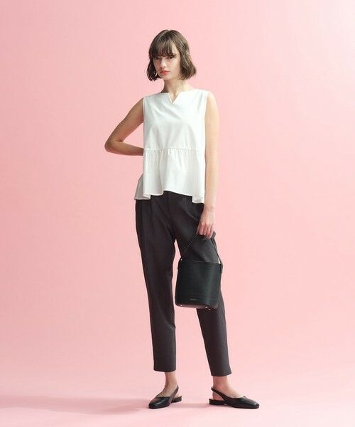 MACKINTOSH PHILOSOPHY / マッキントッシュ フィロソフィー カットソー | ノースリーブペプラムブラウス | 詳細1