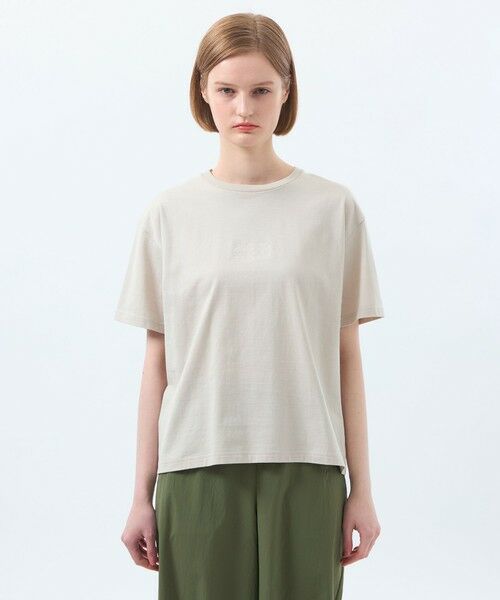 MACKINTOSH PHILOSOPHY / マッキントッシュ フィロソフィー カットソー | ライティングロゴ刺しゅうTシャツ | 詳細4