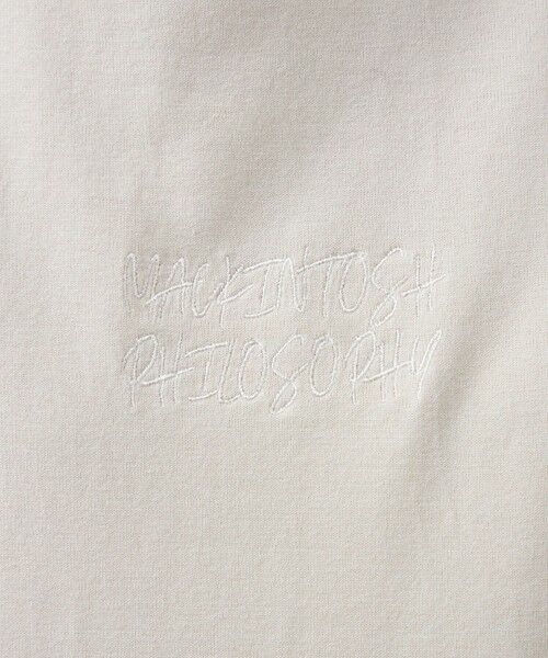 MACKINTOSH PHILOSOPHY / マッキントッシュ フィロソフィー カットソー | ライティングロゴ刺しゅうTシャツ | 詳細7