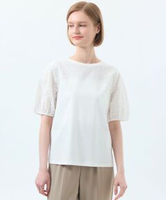 MACKINTOSH PHILOSOPHY / マッキントッシュ フィロソフィー カットソー | レースコンビカットソー