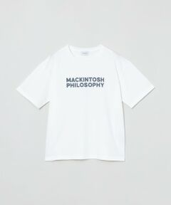 極美品 マッキントッシユフィロソフィー トップス 刺繍 白 セール】 【INDIA made】シフリー刺繍切替ブラウス（オフ