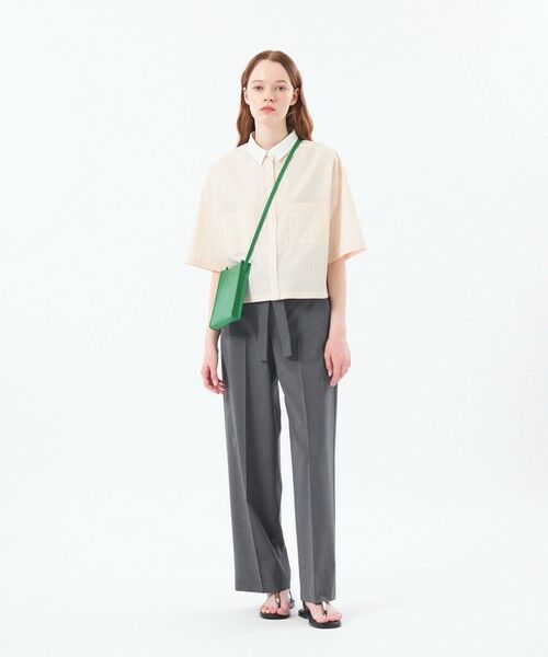 MACKINTOSH PHILOSOPHY / マッキントッシュ フィロソフィー その他パンツ | ドライタッチハイウエストワイドパンツ | 詳細1