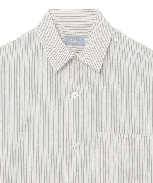 MACKINTOSH PHILOSOPHY / マッキントッシュ フィロソフィー シャツ・ブラウス | GREY LABEL コットンボイル 半袖カラーシャツ | 詳細2