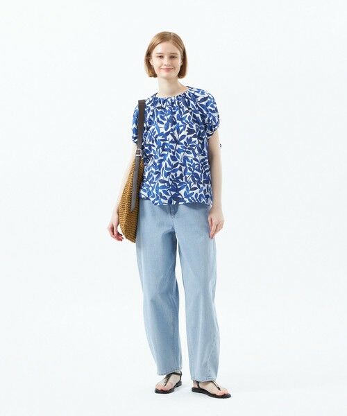 MACKINTOSH PHILOSOPHY / マッキントッシュ フィロソフィー シャツ・ブラウス | リーフプリントブラウス | 詳細1