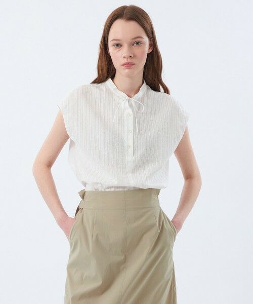 MACKINTOSH PHILOSOPHY/マッキントッシュ フィロソフィー カラミレースブラウス オフホワイト1 36 MACKINTOSH PHILOSOPHY/マッキントッシュ フィロソフィー カラミレースブラウス オフホワイト1 36