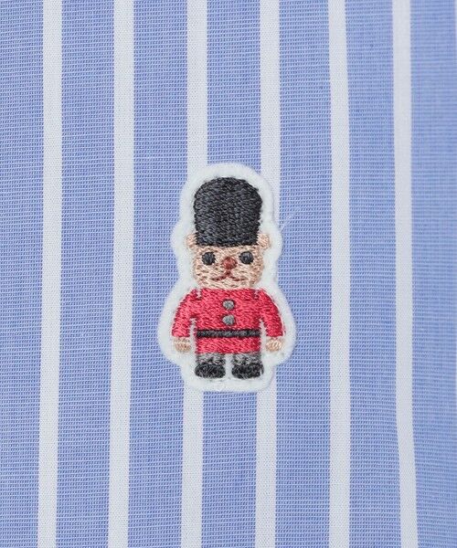 MACKINTOSH PHILOSOPHY / マッキントッシュ フィロソフィー シャツ・ブラウス | バッキンガムベア バンドカラーショートスリーブシャツ | 詳細5