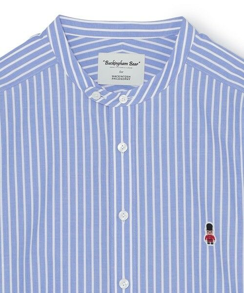MACKINTOSH PHILOSOPHY / マッキントッシュ フィロソフィー シャツ・ブラウス | バッキンガムベア バンドカラーショートスリーブシャツ | 詳細2