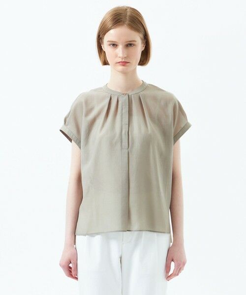 MACKINTOSH PHILOSOPHY / マッキントッシュ フィロソフィー カットソー | ドレープローンコンビブラウス | 詳細4