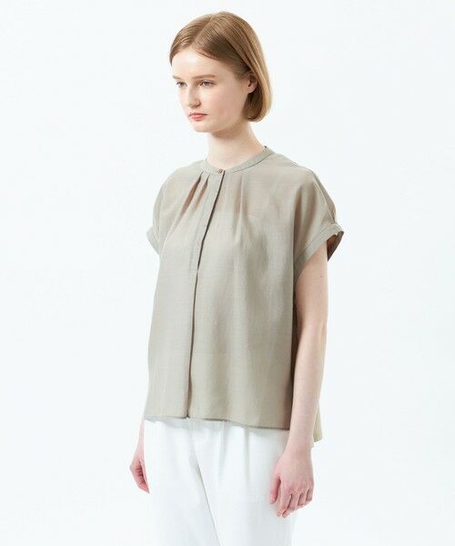 MACKINTOSH PHILOSOPHY / マッキントッシュ フィロソフィー カットソー | ドレープローンコンビブラウス | 詳細5