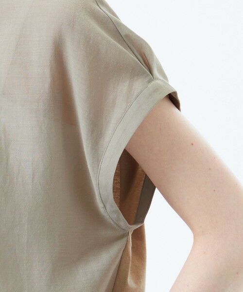MACKINTOSH PHILOSOPHY / マッキントッシュ フィロソフィー カットソー | ドレープローンコンビブラウス | 詳細7