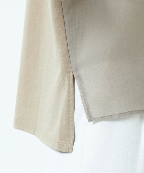 MACKINTOSH PHILOSOPHY / マッキントッシュ フィロソフィー カットソー | ドレープローンコンビブラウス | 詳細8