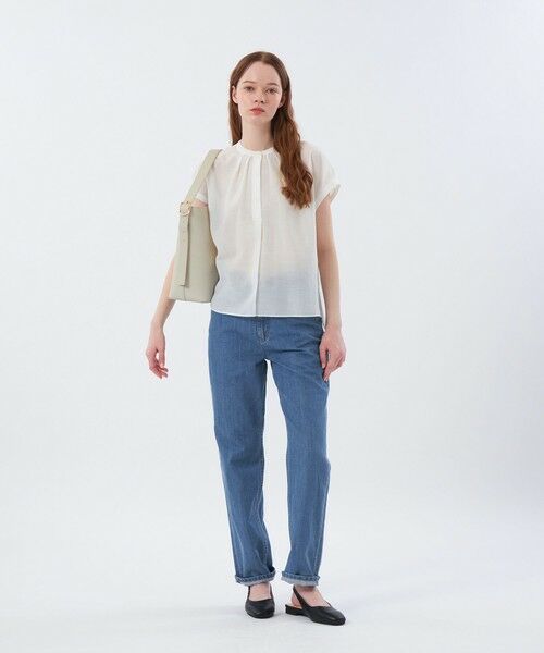 MACKINTOSH PHILOSOPHY / マッキントッシュ フィロソフィー カットソー | ドレープローンコンビブラウス | 詳細1