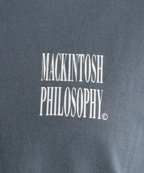 MACKINTOSH PHILOSOPHY / マッキントッシュ フィロソフィー カットソー | GREY LABEL シャープログ ロングスリーブＴシャツ | 詳細8