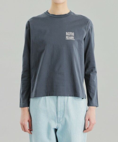 MACKINTOSH PHILOSOPHY / マッキントッシュ フィロソフィー カットソー | GREY LABEL シャープログ ロングスリーブＴシャツ | 詳細4