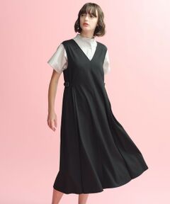 MACKINTOSH PHILOSOPHY / マッキントッシュ フィロソフィー ロング・マキシ丈ワンピース | サイドベルテッドジャンパースカート