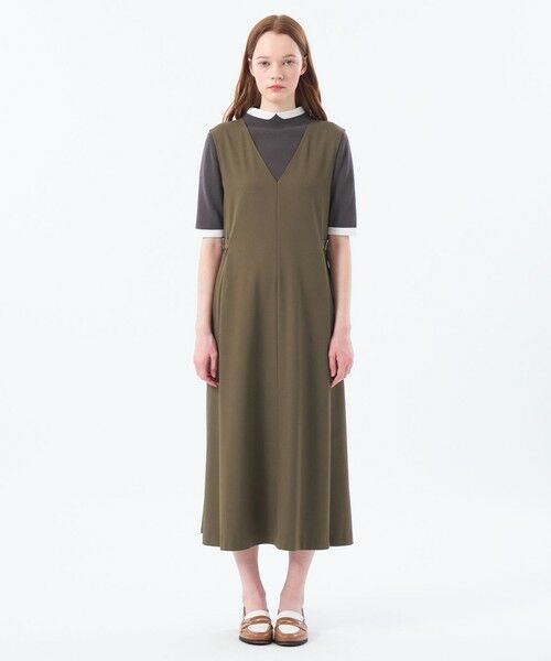 MACKINTOSH PHILOSOPHY / マッキントッシュ フィロソフィー ロング・マキシ丈ワンピース | サイドベルテッドジャンパースカート | 詳細5