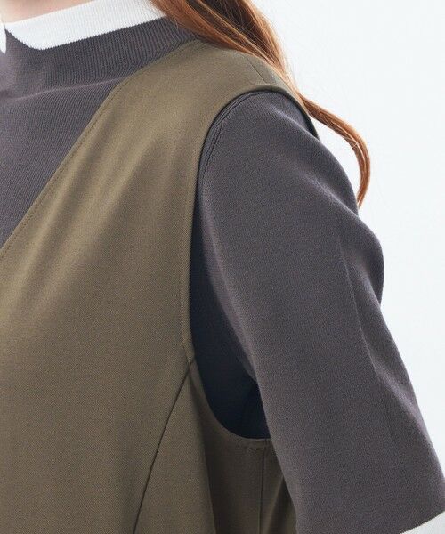 MACKINTOSH PHILOSOPHY / マッキントッシュ フィロソフィー ロング・マキシ丈ワンピース | サイドベルテッドジャンパースカート | 詳細8