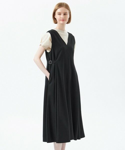 MACKINTOSH PHILOSOPHY / マッキントッシュ フィロソフィー ロング・マキシ丈ワンピース | サイドベルテッドジャンパースカート | 詳細14