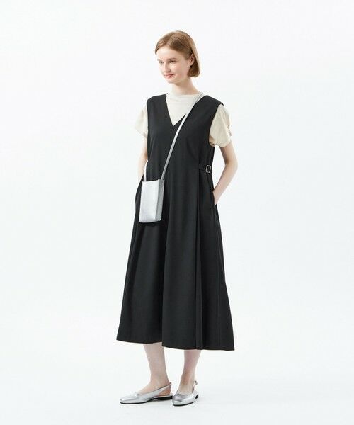 MACKINTOSH PHILOSOPHY / マッキントッシュ フィロソフィー ロング・マキシ丈ワンピース | サイドベルテッドジャンパースカート | 詳細2