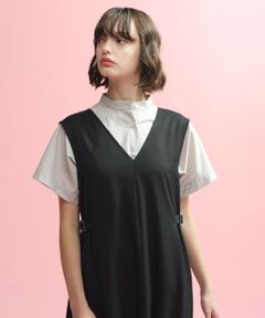 MACKINTOSH PHILOSOPHY / マッキントッシュ フィロソフィー シャツ・ブラウス | バンドカラーストライプハーフシャツ