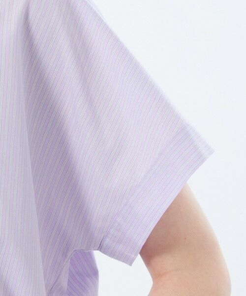 MACKINTOSH PHILOSOPHY / マッキントッシュ フィロソフィー シャツ・ブラウス | バンドカラーストライプハーフシャツ | 詳細13