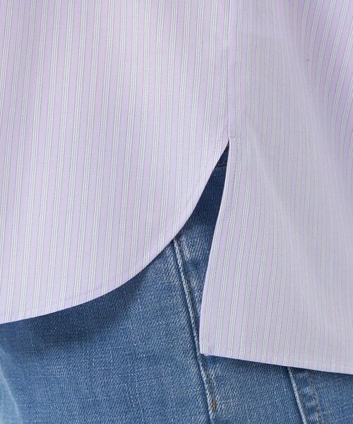 MACKINTOSH PHILOSOPHY / マッキントッシュ フィロソフィー シャツ・ブラウス | バンドカラーストライプハーフシャツ | 詳細14