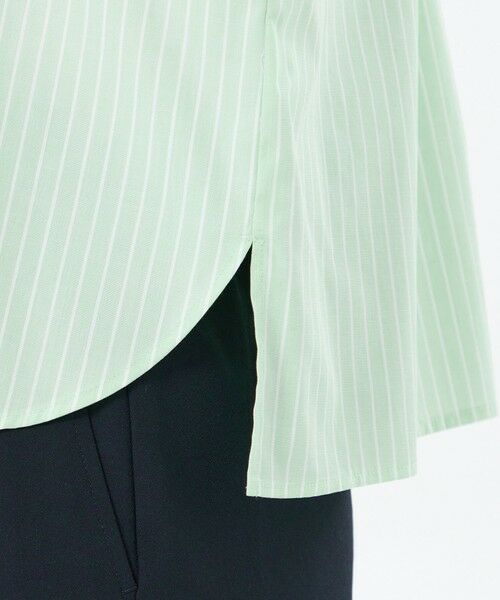 MACKINTOSH PHILOSOPHY / マッキントッシュ フィロソフィー シャツ・ブラウス | バンドカラーストライプハーフシャツ | 詳細7