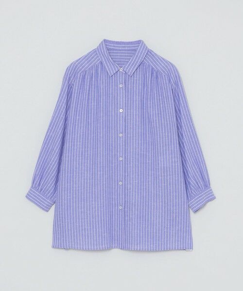 美品★マッキントッシュフィロソフィー｜定価2万 22SS リネンシャツ ブルベ 美品☆マッキントッシュフィロソフィー｜定価2万 22SS リネン