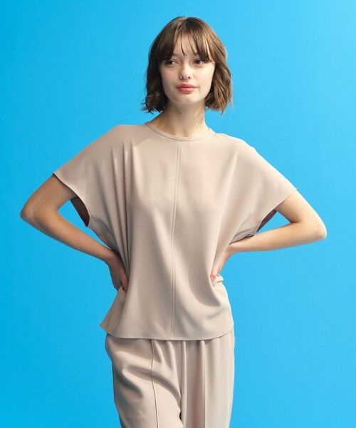 MACKINTOSH PHILOSOPHY/マッキントッシュ フィロソフィー バックサテンドルマンブラウス ベージュ1 34 MACKINTOSH PHILOSOPHY/マッキントッシュ フィロソフィー バックサテンドルマンブラウス ベージュ1 34
