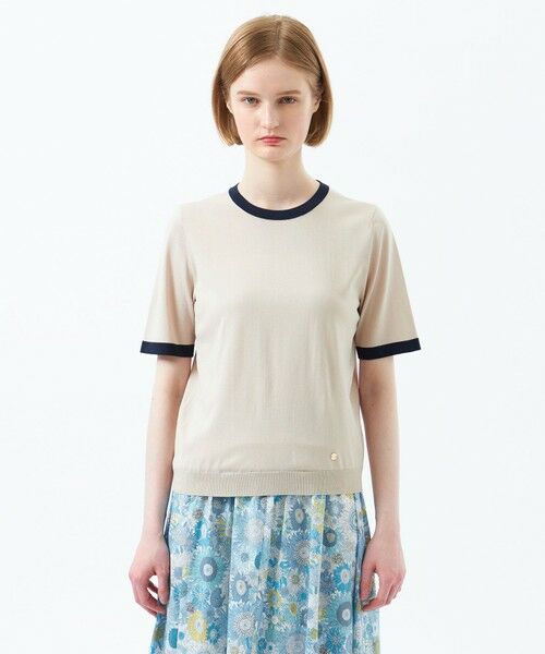 MACKINTOSH PHILOSOPHY / マッキントッシュ フィロソフィー ニット・セーター | リネンミックスバイカラーニット | 詳細4